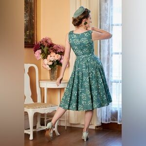 Miss Candyfloss Retro 40s 50s Vintage Floral Dress Size 3X